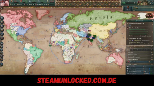 Victoria 3 Pivot of Empire Free Download PC