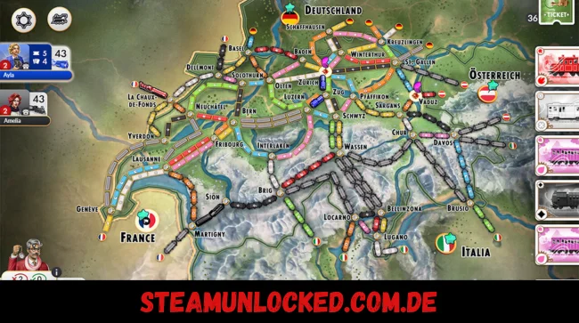 Ticket to Ride® - Switzerland Expansion Free Download