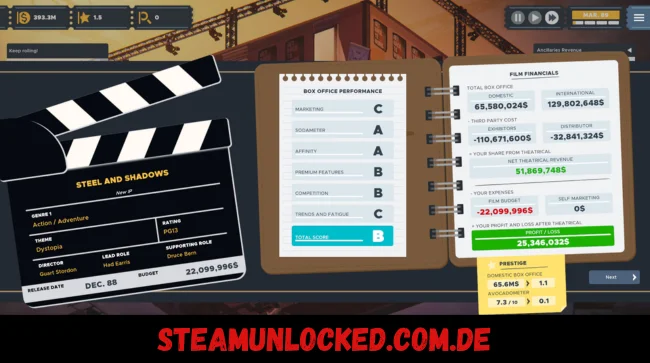 The Executive - Movie Industry Tycoon Free Download PC