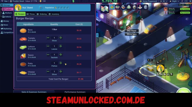 Business Heroes Street Grub Free Download PC