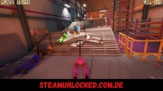 Pallet Jack Racing gameplay screenshot 1